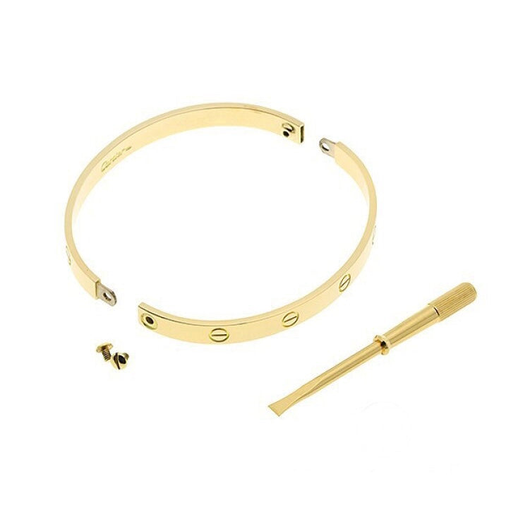 Cartier 18KT Yellow Gold Love Bracelet Size #19