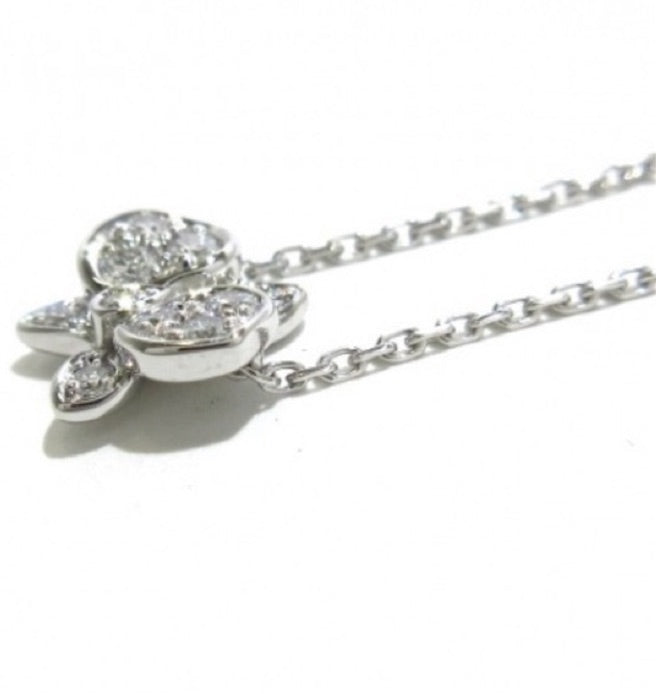 Cartier Caresse de Orchidees 18KT White Gold Necklce