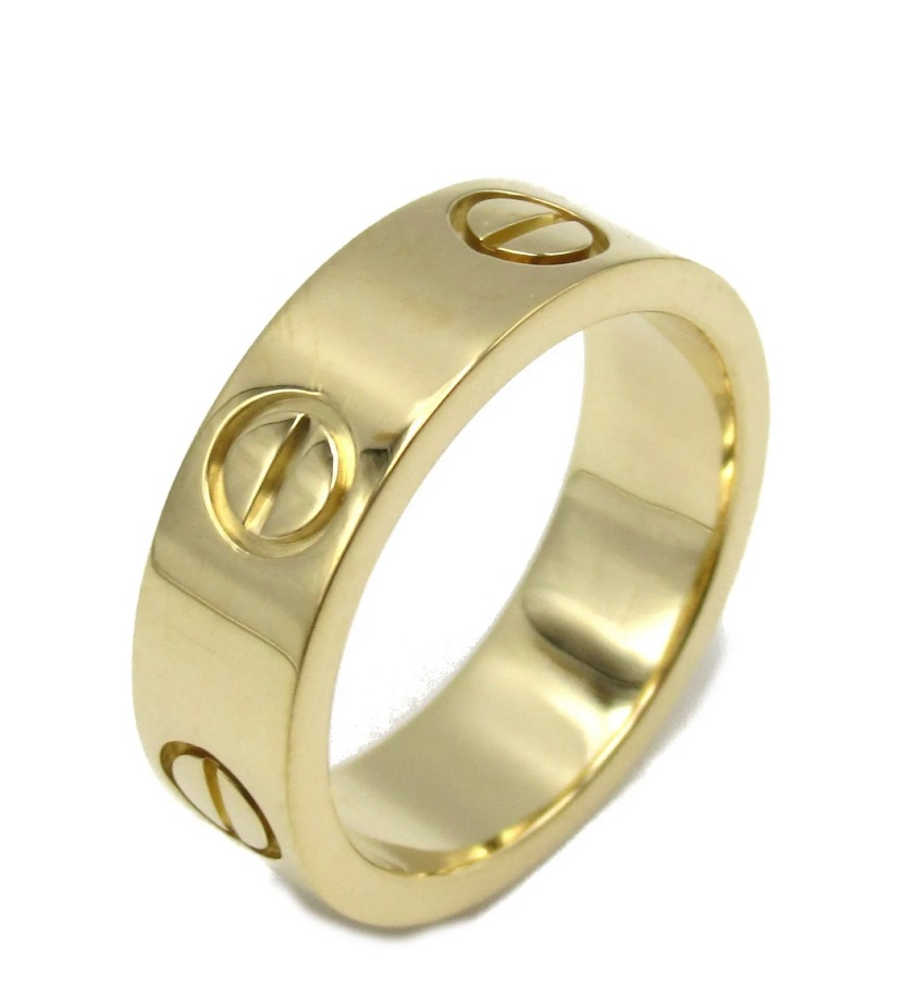 Cartier 18KT Yellow Gold Love Ring, Size 49
