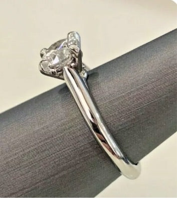 Cartier 1.01ct VVS2 Engagement/ Wedding Platinum Ring