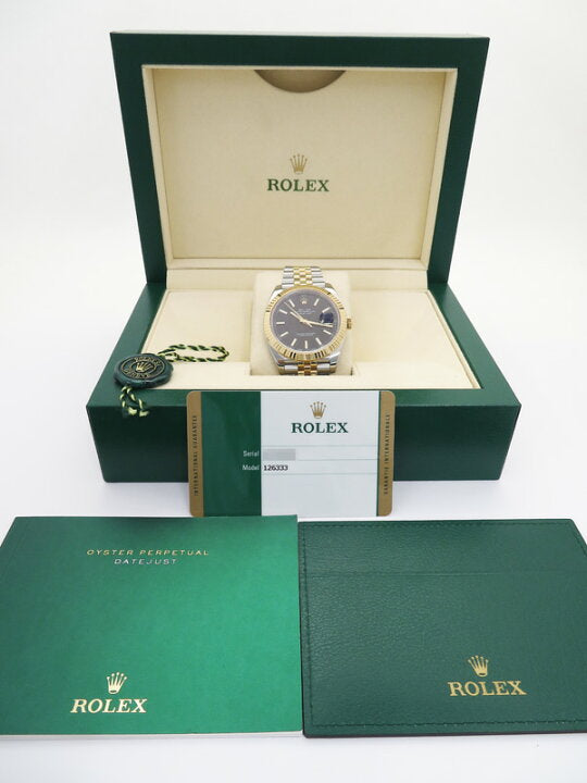 Rolex 41mm Datejust Two Tone 18KT Gold Men’s Watch