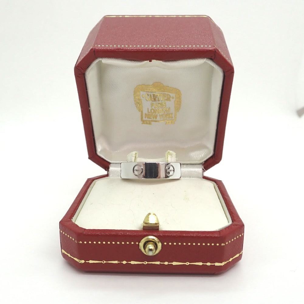 Cartier 18KT White Gold Love Ring Size 62