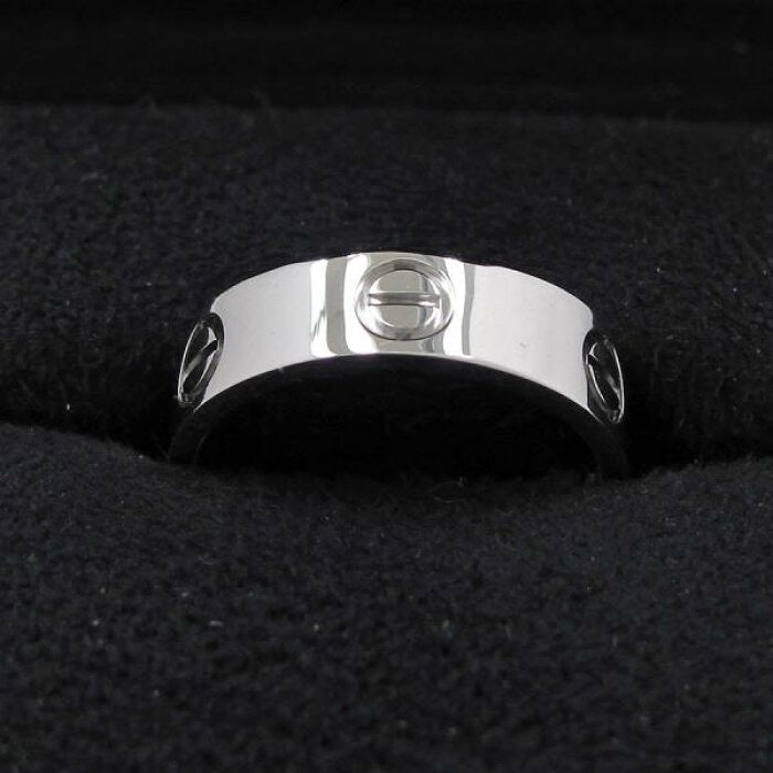 Cartier Love Ring 18KT White Gold #54/ US 6.5