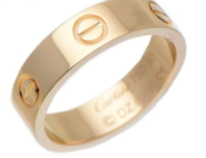 Cartier Love Ring 18KT Yellow Gold #56/ US 7