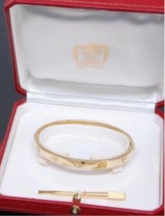 Cartier 18KT Yellow Gold Love Bracelet Size 19