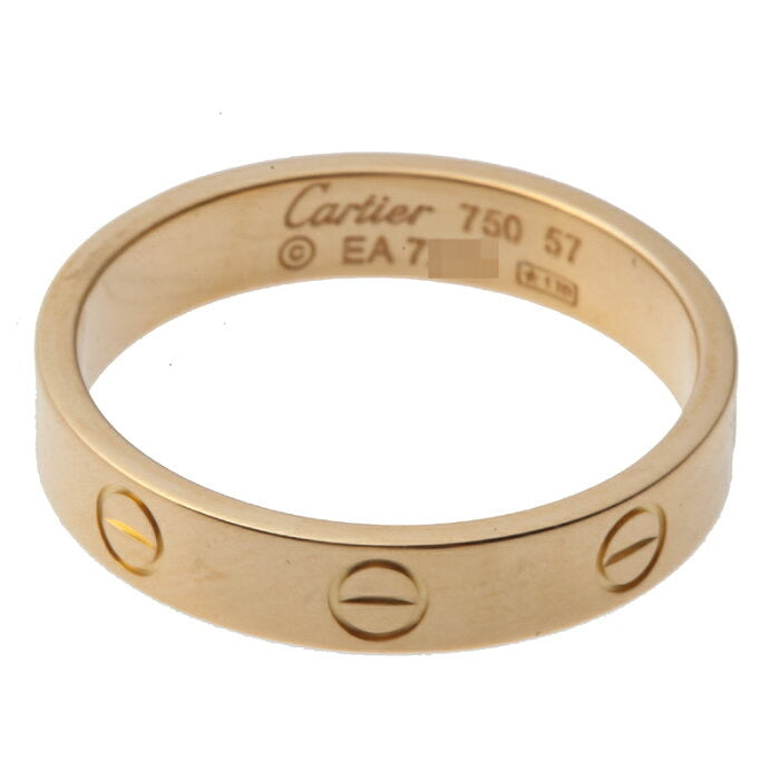 Cartier Mini/ Wedding Love airing 18KT Rose Gold #58/ US 8