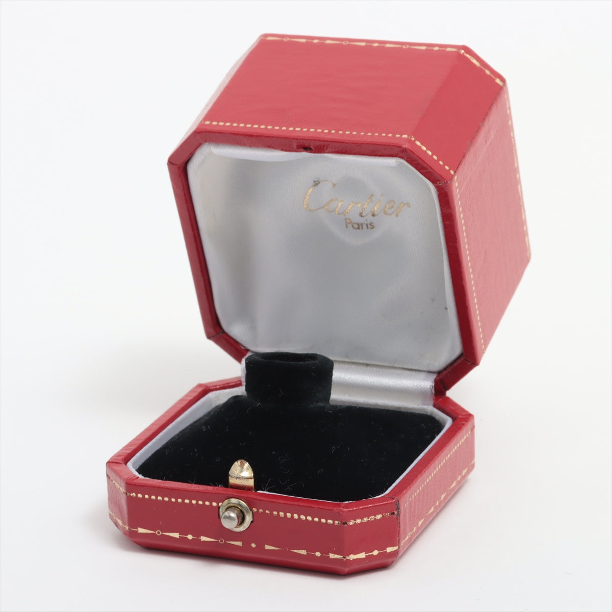 Cartier Diamond-Paved Trinity Rolling Ring, 18KT Yellow Gold