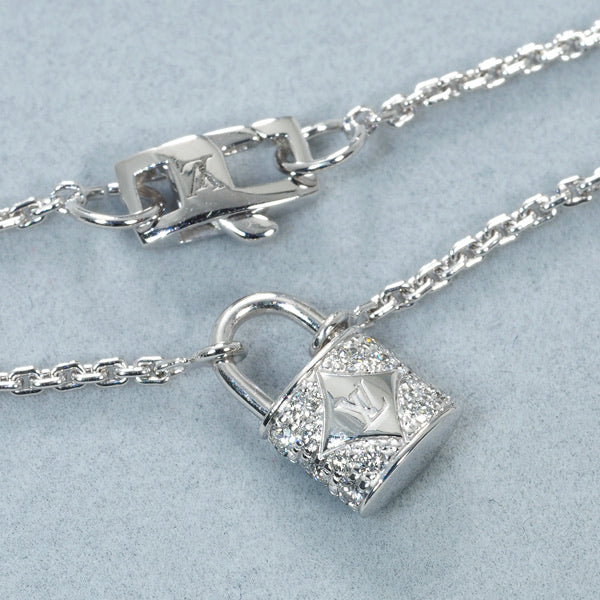 Louis Vuitton Diamond Paved 18KT Gold Necklace