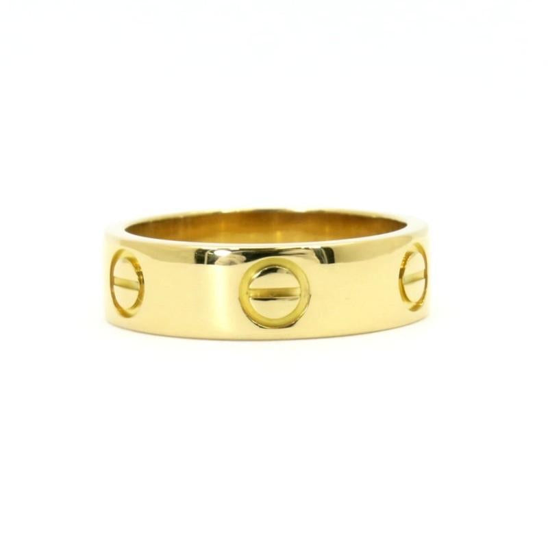 Cartier 18KT Yellow Gold Love Ring #51