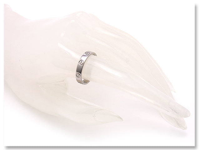 Cartier Mini Wedding Love Ring 18KT White Gold #55