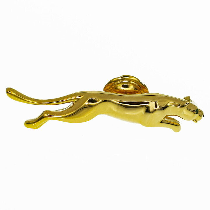 Cartier Panthere Emerald Onyx 18KT Yellow Gold Brooch/ Pin
