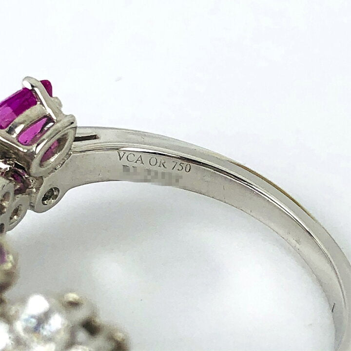 Van Cleef & Arpels Folie de Pres Diamond Sapphire High Jewelry Ring