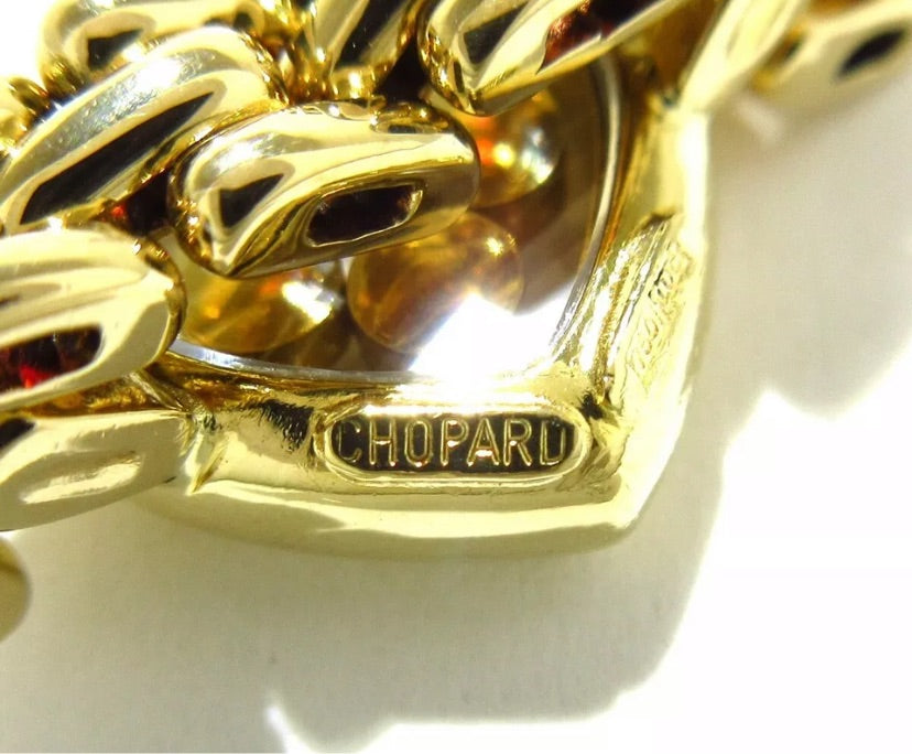 Chopard Happy Diamond 18KT Yellow Gold Ring Size 5