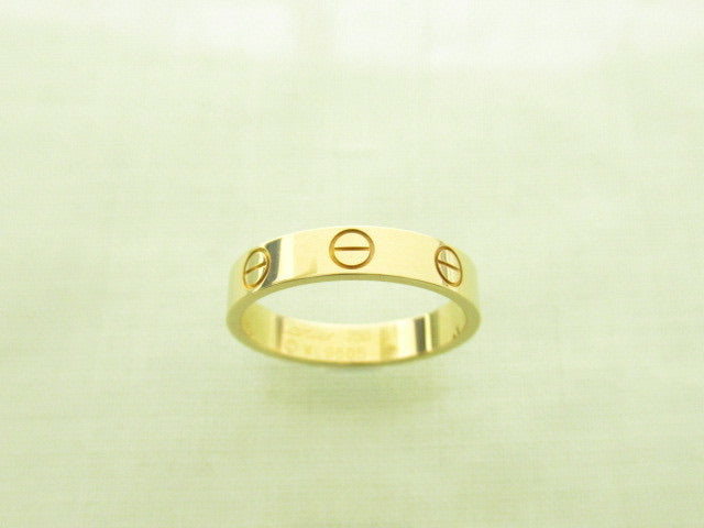 Cartier Mini/ Wedding 18KT Yellow Gold Love Ring #51