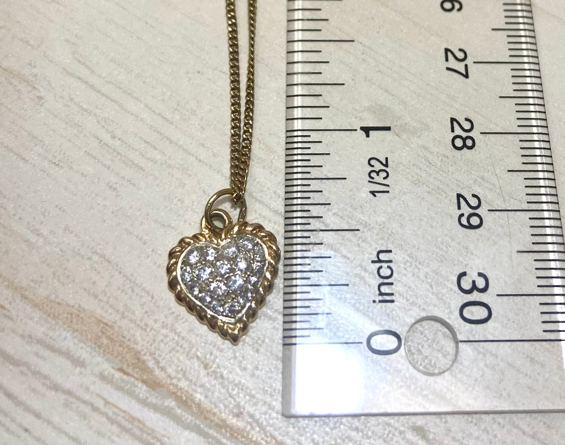 Van Cleef & Arpels Diamond Puffy Heart 18KT Yellow Gold Necklace