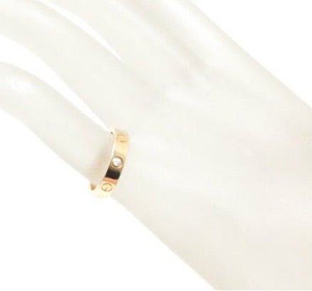 Cartier 1P Diamond 18KT Yellow Gold Wedding Love Ring Size 50/ 5
