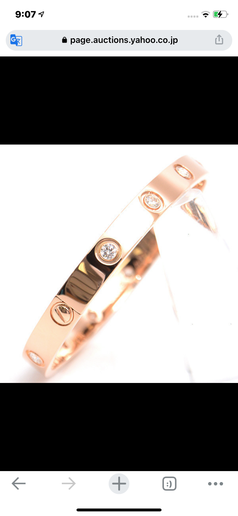 Cartier 10 Diamond 18KT Love Bracelet w/ Certificate, Size 16