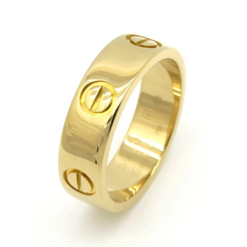 Cartier 18KT Yellow Gold Love Ring #51
