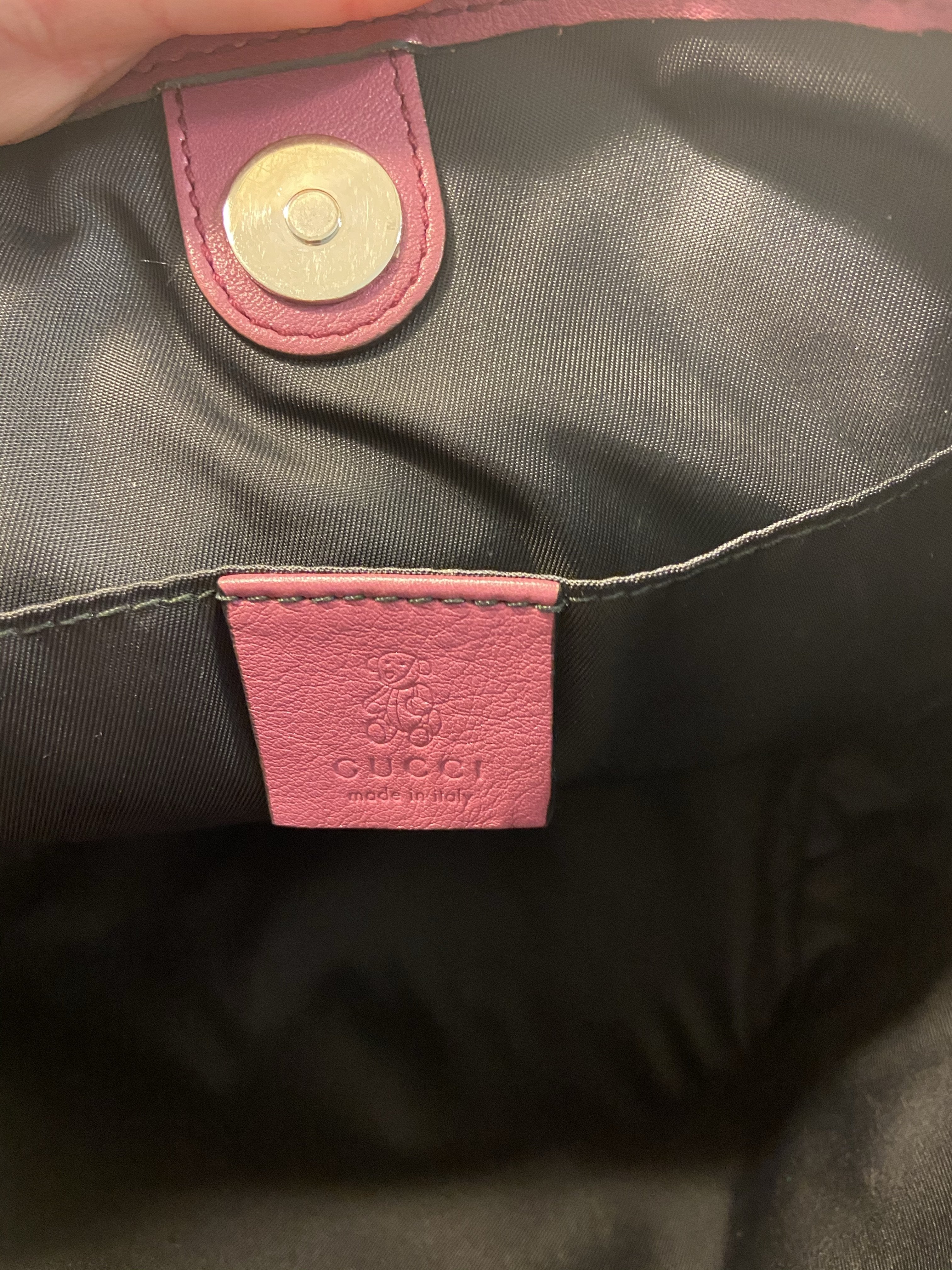 Gucci Pink Guccissima Leather Small Tote Bag
