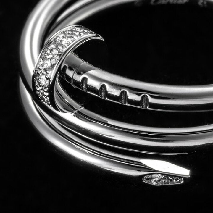Cartier Diamond Juste Un Clou Nail Ring Size 51