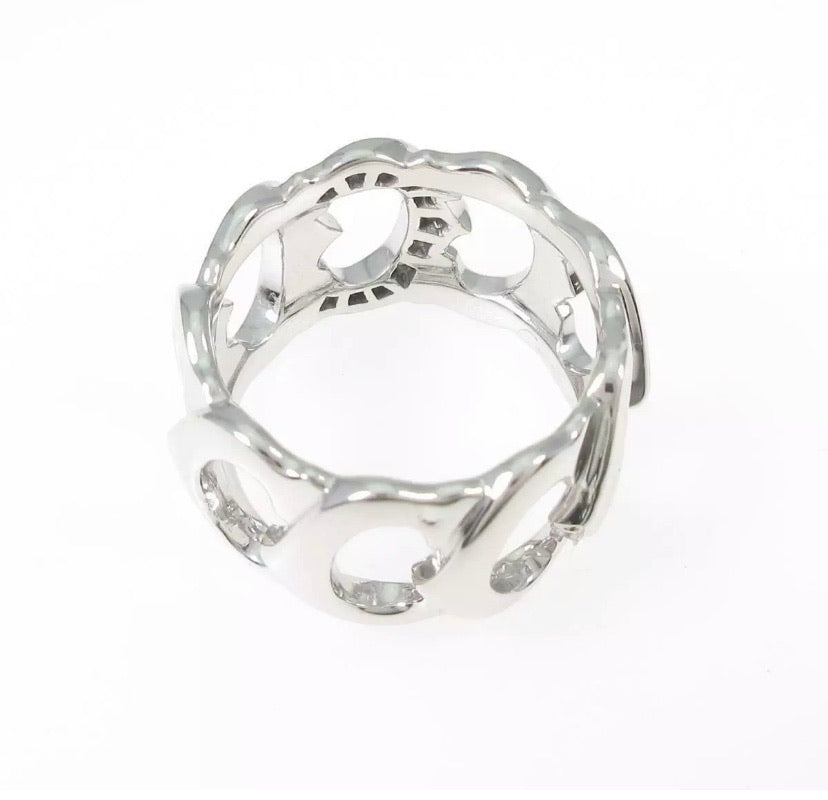 Cartier Ce de Cartier 2C Diamond 18KT Gold Ring #55