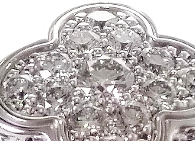 Van Cleef & Arpels Diamond Paved Pure Alhambra 16 Motif Long Necklace