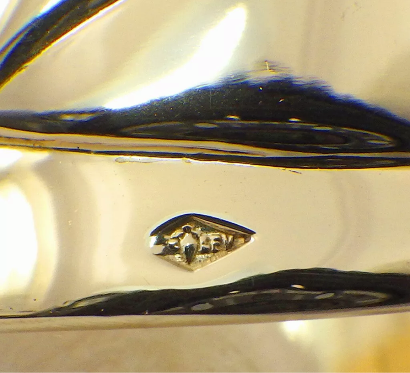 CHANEL Diamond Bolduc 18KT Yellow Fold Ring Size 7