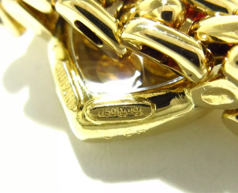 Chopard Happy Diamond 18KT Yellow Gold Ring Size 5