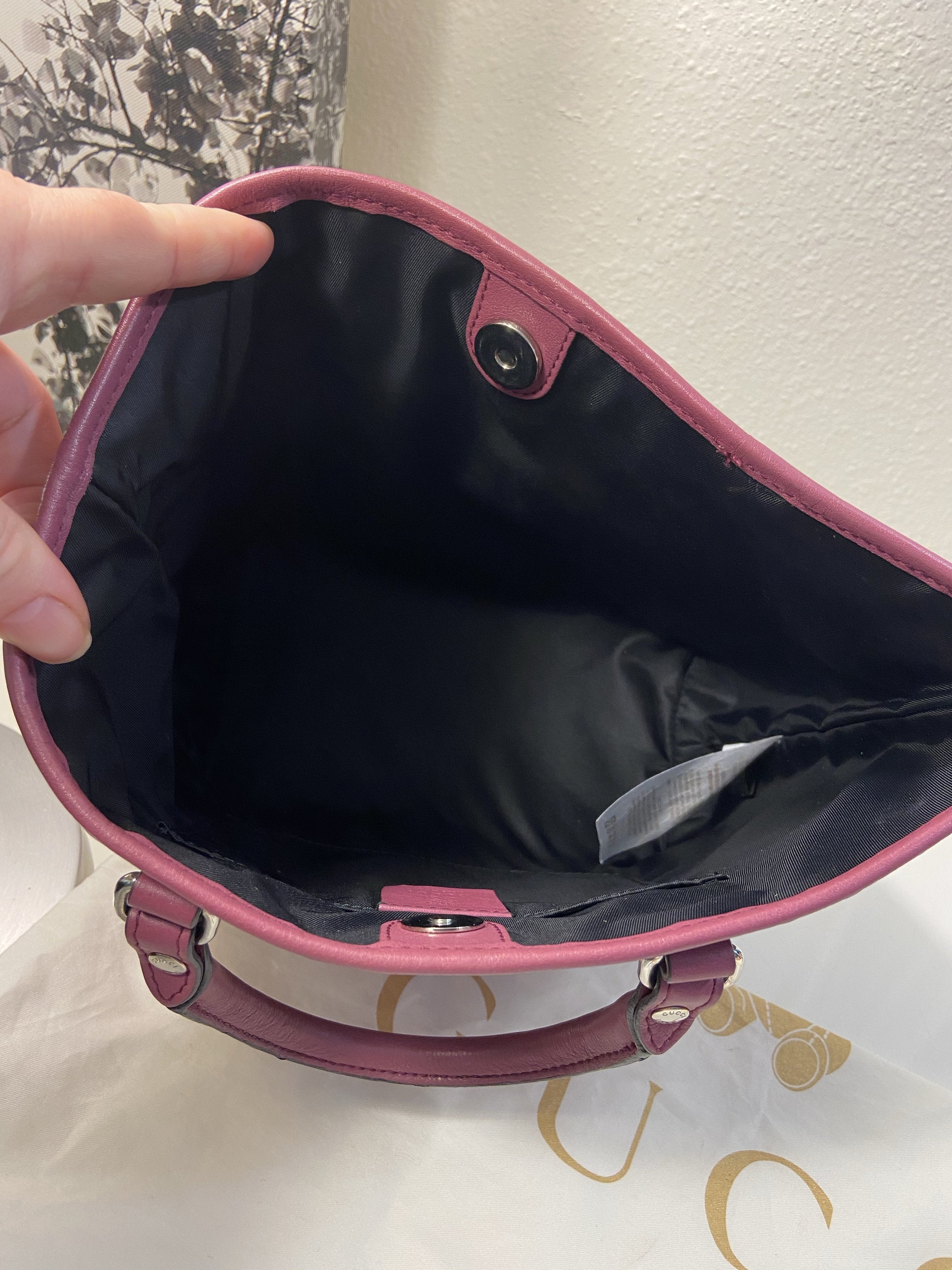 Gucci Pink Guccissima Leather Small Tote Bag