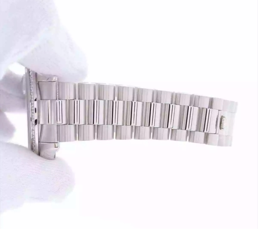 Rolex Ice Blue Diamond Dial Platinum Pt950 36mm Men’s Watch