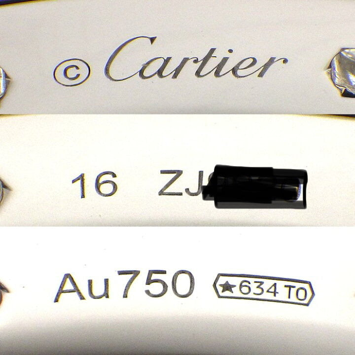Cartier Diamond-Paved 18KT White Gold Love Bracelet Size #16