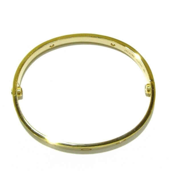 Cartier 4P / Half Diamond 18KT Yellow Gold Love Bracelet #17