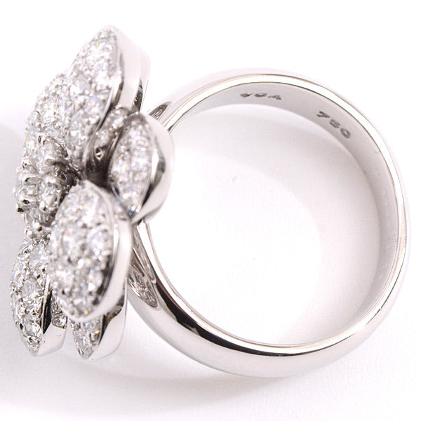 Van Cleef & Arpels VCA Diamond Cosmos Flower High-Jewelry 18KT Gold Ring