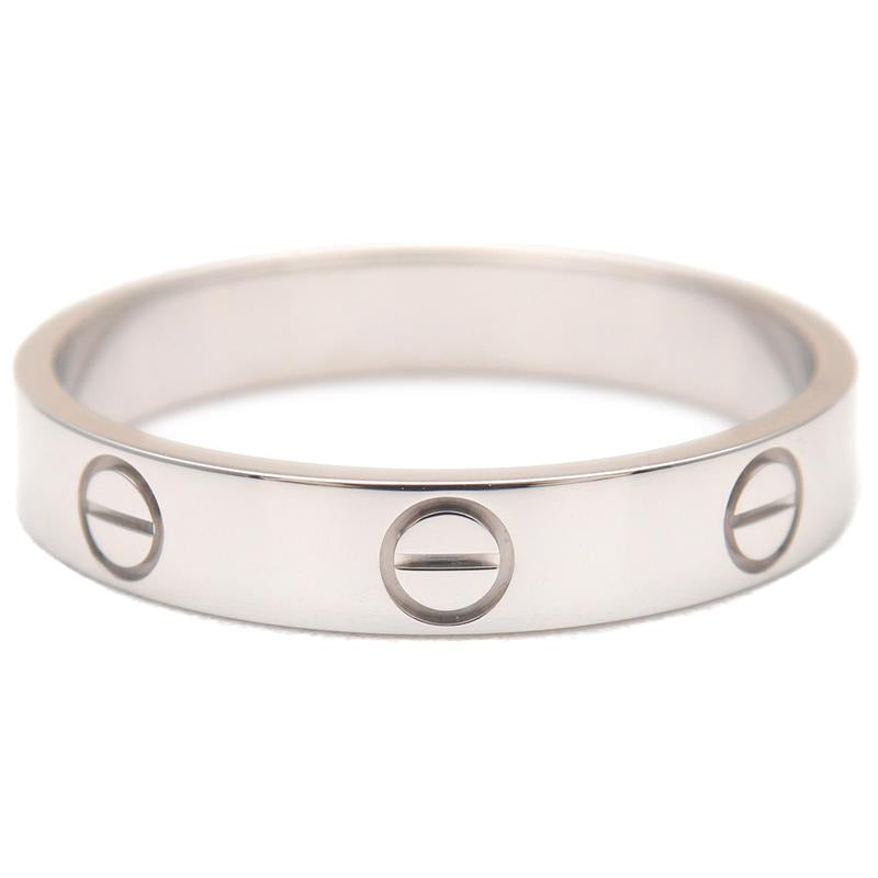 Cartier Mini Wedding Love Ring 18KT White Gold #58/ US 8