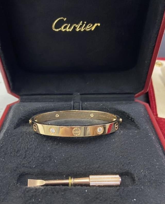 Cartier Love Bracelet Diamond 18KT Pink Gold #16