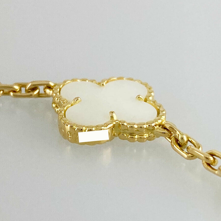 Van Cleef & Arpels Vintage alhambra 18K YG(750) Shell Necklace