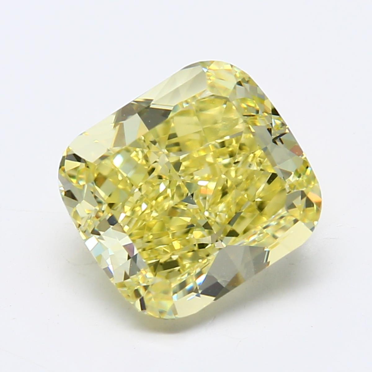 GIA Certified 4.74 Carat (ct) Fancy Intense Yellow VVS1 Natural Loose Diamond
