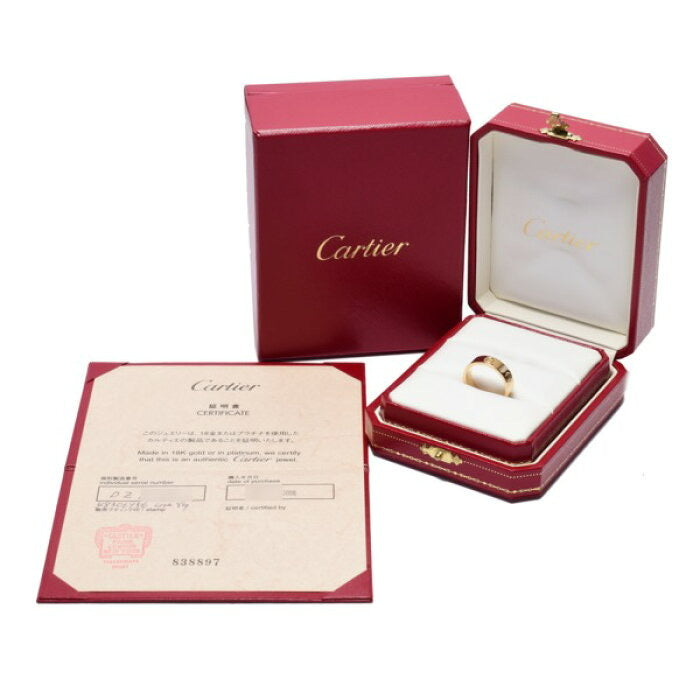 Cartier Love Ring 18KT Yellow Gold #56/ US 7