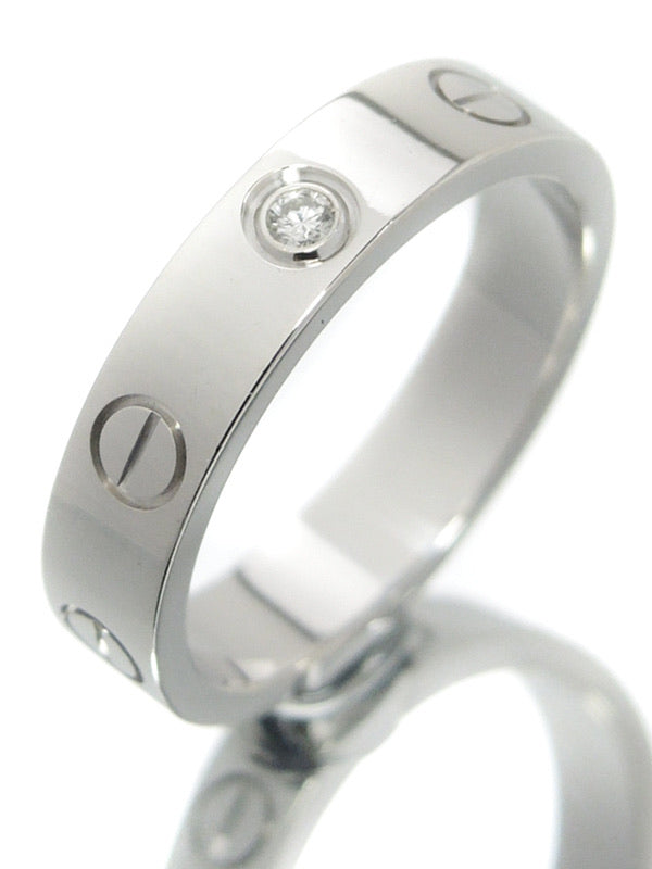 Cartier 1P Diamond Mini Wedding Love Ring #53