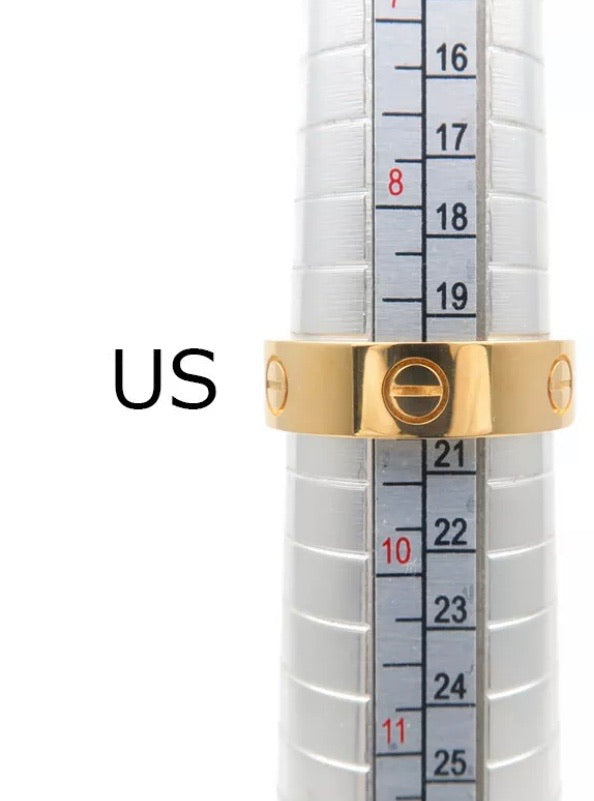 Cartier 18KT Yellow Gold Full Love Ring #60 / US 9