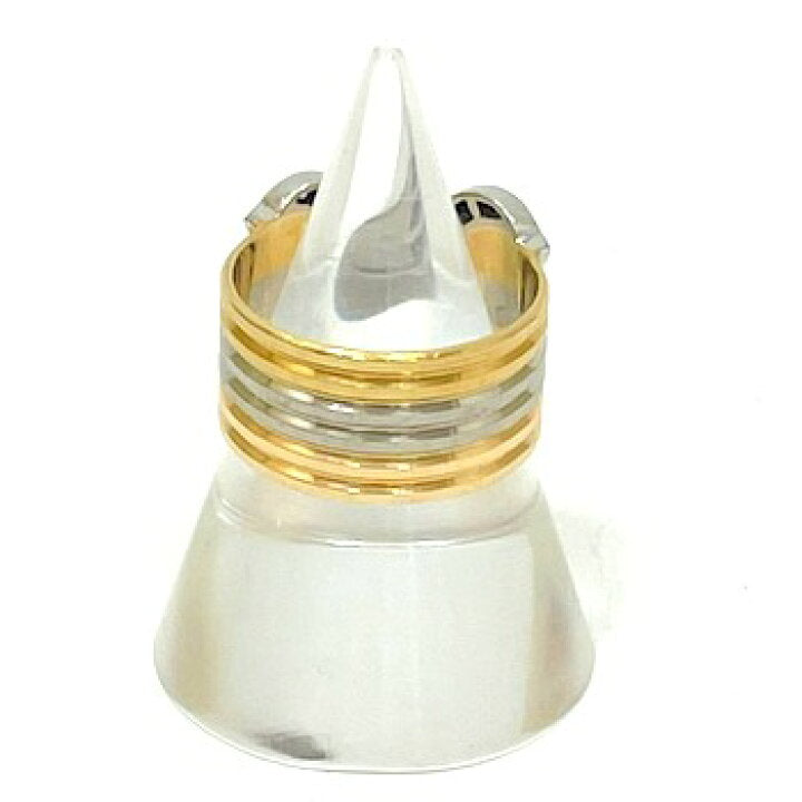 Cartier 2C Diamond Wide Trinity 18Kt Gold Ring