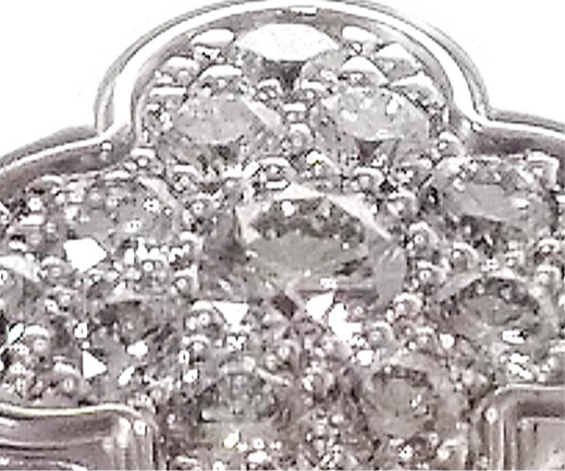 Van Cleef & Arpels Pure Diamond Alhambra Pierces Earrings