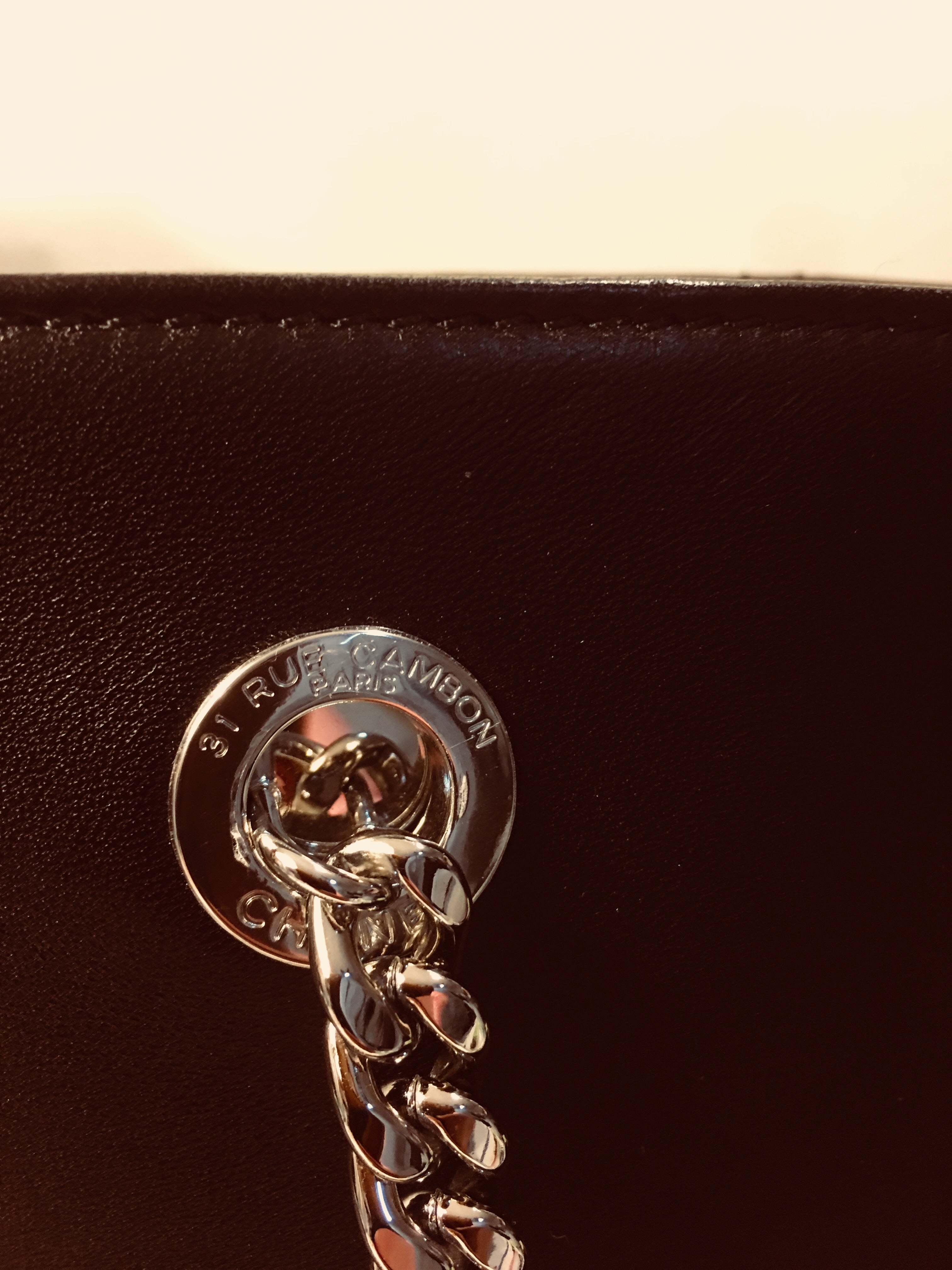 CHANEL Timeless Shopper Tote Black Lambskin Matelasse Handbag