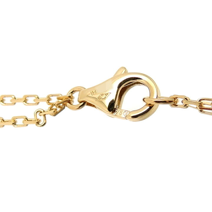 Cartier 2P Diamond Love Necklace 18KT Yellow Gold