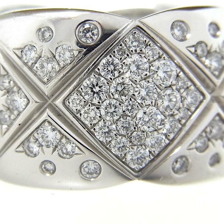 CHANEL Diamond Large CoCo Crush Gold Ring, Size 5