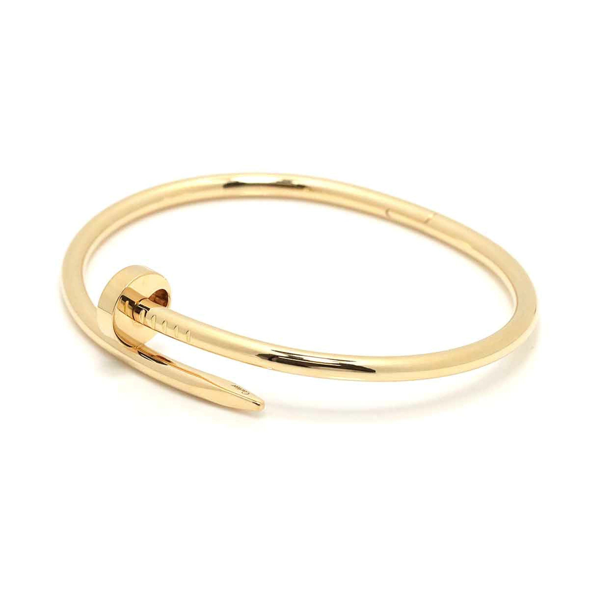 Cartier Juste Un Clou 18KT Yellow Gold Bracelet, Size 18