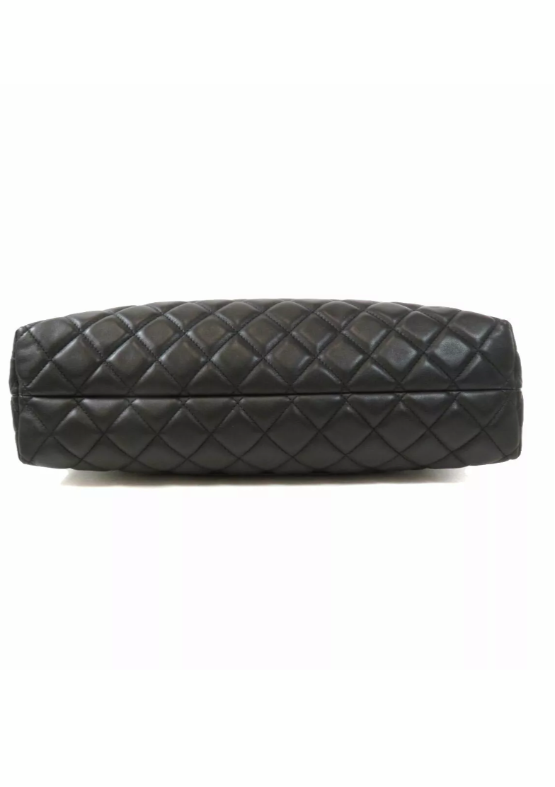 CHANEL Timeless CC Black Lambskin Tote Shoulder Handbag