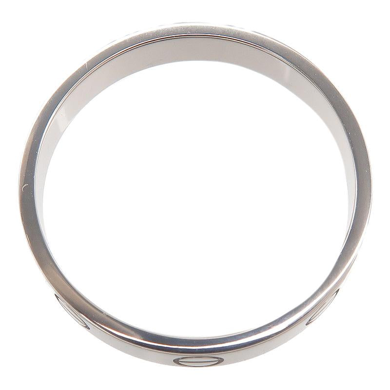 Cartier Mini Wedding Love Ring 18KT White Gold #58/ US 8