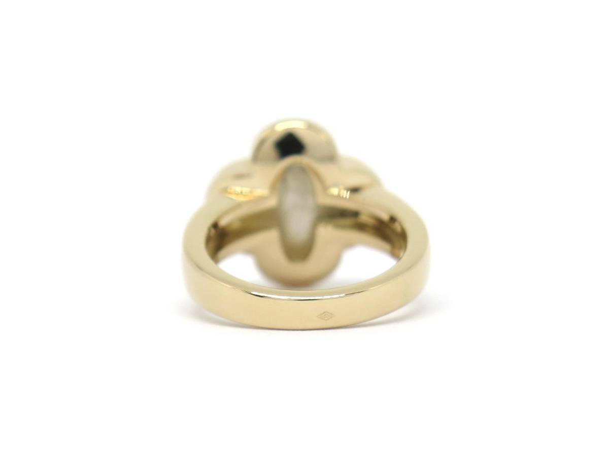 Van Cleef & Arpels Mother of Pearl Pure Alhambra 18Kt Yellow Gold Ring