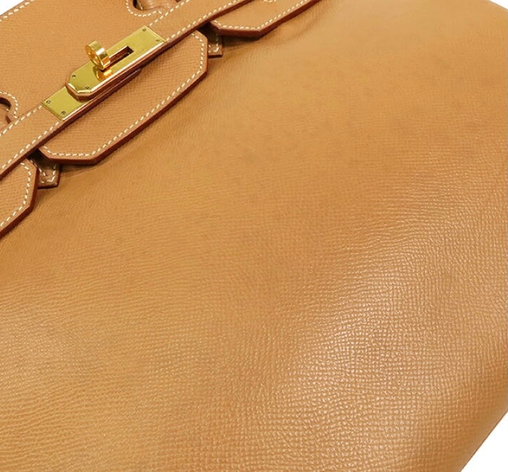 Hermès Birkin 32 Golden Brown Togo Leather Bag